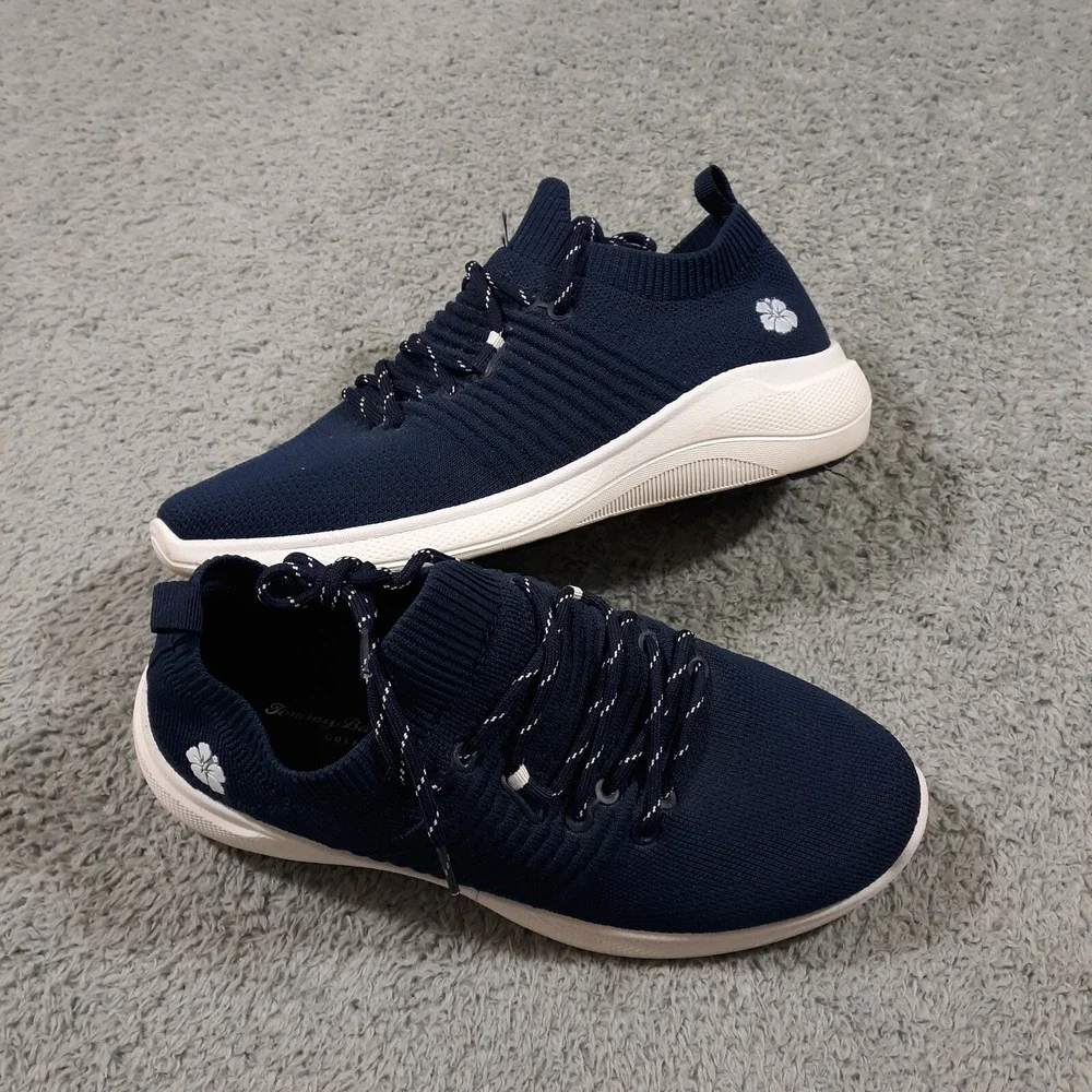 Tommy Bahama Golf Knit Lightweight Shoes Sneakers Navy Womens Size 8.5